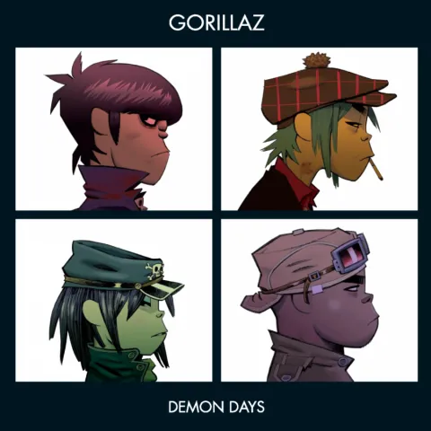 Gorillaz Demon Days cover artwork