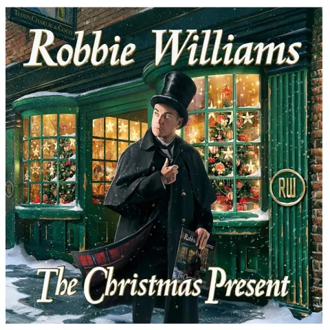 Robbie Williams The Christmas Present cover artwork