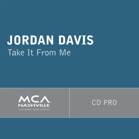 Jordan Davis — Take It From Me cover artwork