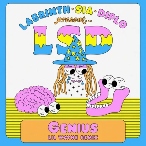 LSD featuring Lil Wayne — Genius (Lil Wayne Remix) cover artwork