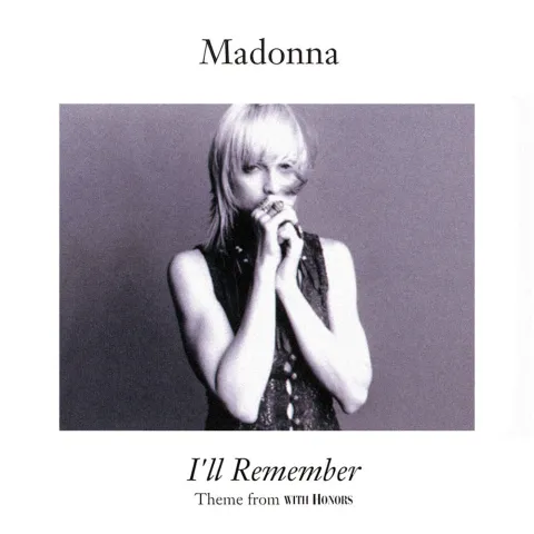 Madonna — I&#039;ll Remember cover artwork