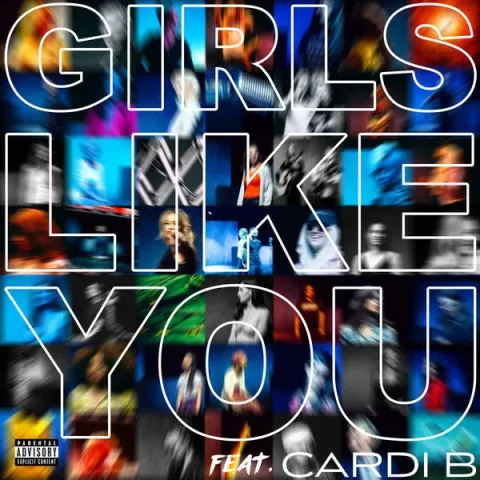 Maroon 5 ft. featuring Cardi B Girls Like You cover artwork