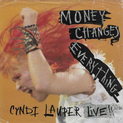 Cyndi Lauper Money Changes Everything cover artwork