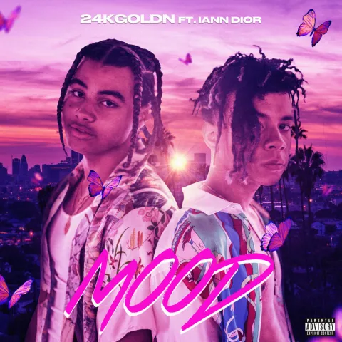 24kGoldn featuring iann dior — Mood cover artwork