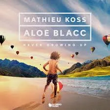 Mathieu Koss featuring Aloe Blacc — Never Growing Up cover artwork