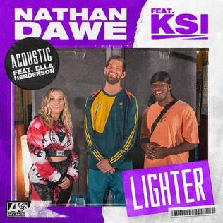 Nathan Dawe & KSI featuring Ella Henderson — Lighter (Acoustic) cover artwork