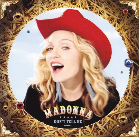 Madonna Don&#039;t Tell Me cover artwork