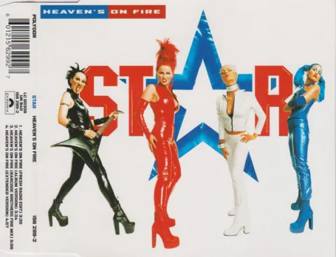Star — Heaven&#039;s On Fire cover artwork