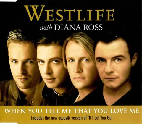 Westlife & Diana Ross — When You Tell Me That You Love Me cover artwork