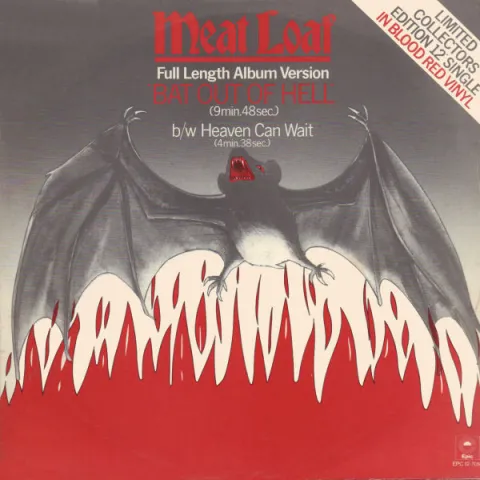 Meat Loaf Bat Out Of Hell cover artwork