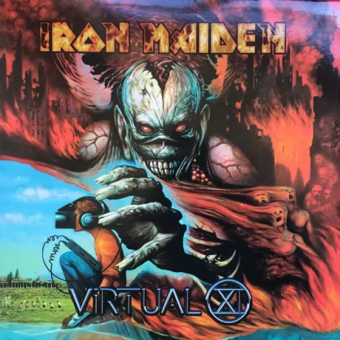 Iron Maiden Virtual XI cover artwork