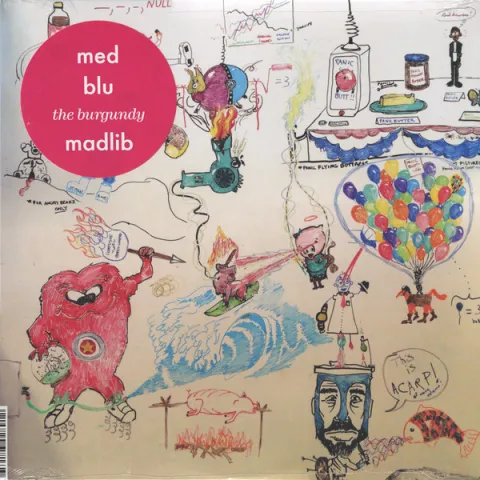 MED, Blu, & Madlib The Burgundy cover artwork
