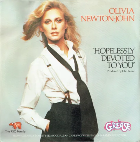 Olivia Newton-John — Hopelessly Devoted to You cover artwork