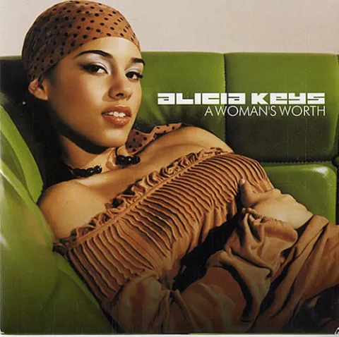 Alicia Keys A Woman&#039;s Worth cover artwork