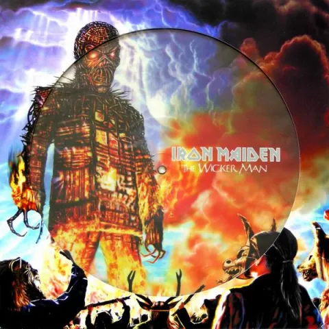 Iron Maiden — The Wicker Man cover artwork