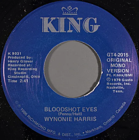Wynonie Harris — Bloodshot Eyes cover artwork