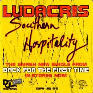 Ludacris ft. featuring Pharrell Williams Southern Hospitality cover artwork