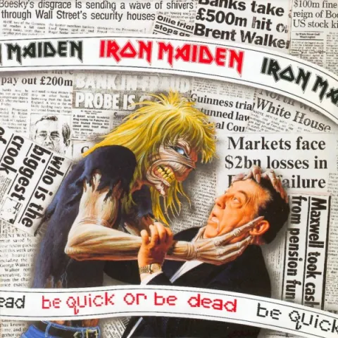 Iron Maiden — Be Quick or Be Dead cover artwork