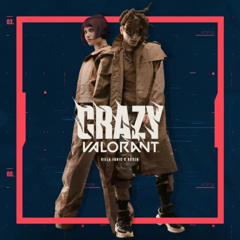 Killa Fonic & Roxen — Crazy Valorant cover artwork