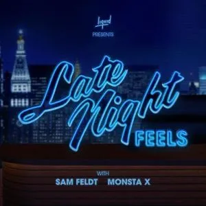 Sam Feldt & MONSTA X — LATE NIGHT FEELS cover artwork