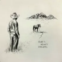 Zach Bryan Quiet, Heavy Dreams cover artwork