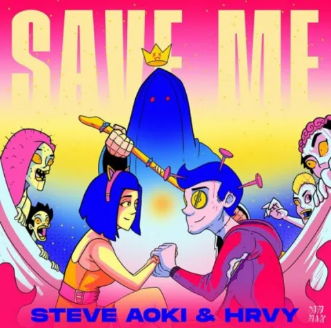 Steve Aoki ft. featuring HRVY Save Me cover artwork