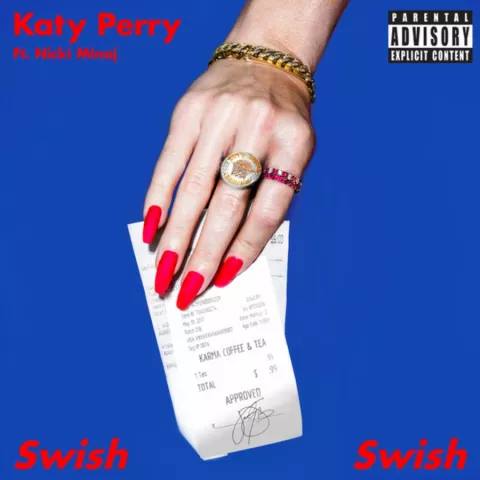 Katy Perry featuring Nicki Minaj — Swish Swish cover artwork