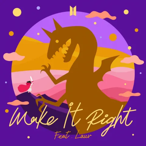 BTS ft. featuring Lauv Make It Right (Remix) cover artwork