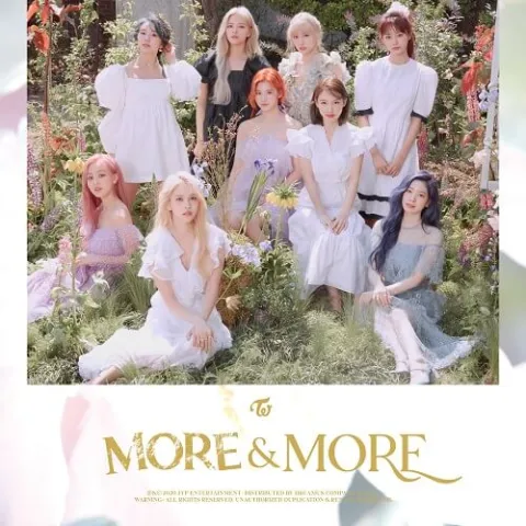 TWICE — More &amp; More - English Version cover artwork