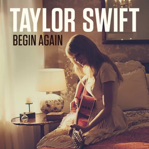 Taylor Swift Begin Again cover artwork