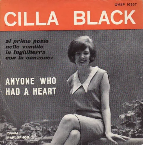 Cilla Black — Anyone Who Had a Heart cover artwork