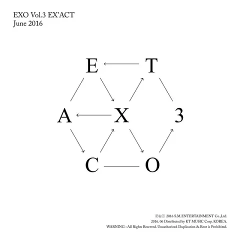 EXO — EX&#039;ACT - The 3rd Album cover artwork