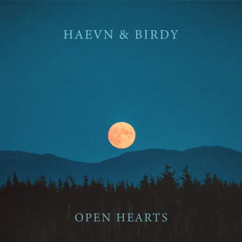 HAEVN & Birdy — Open Hearts cover artwork