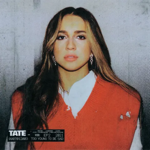 Tate McRae TOO YOUNG TO BE SAD cover artwork