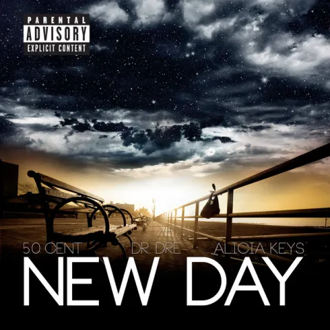 50 Cent featuring Alicia Keys & Dr. Dre — New Day cover artwork