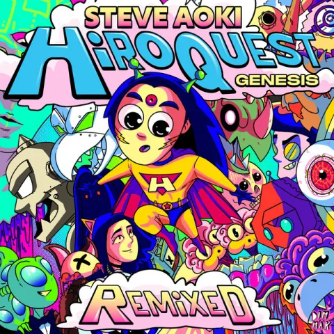 Steve Aoki HiROQUEST: Genesis Remixed cover artwork