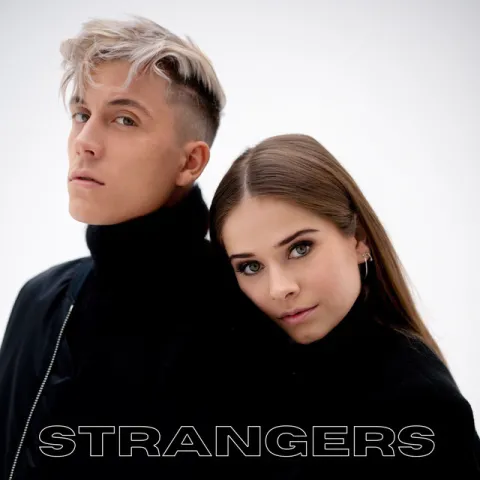 Laura Tesoro & Loïc Nottet featuring Alex Germys — Strangers cover artwork