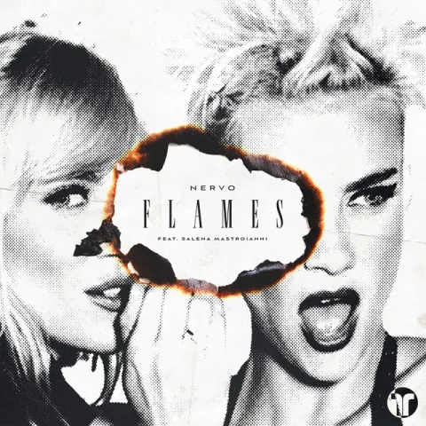 NERVO featuring Salena Mastroianni — Flames cover artwork