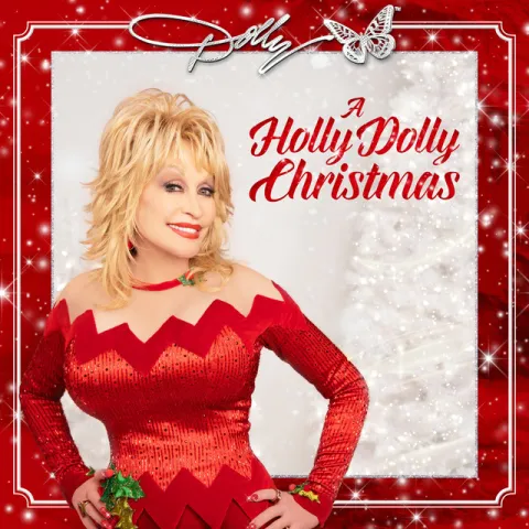 Dolly Parton A Holly Dolly Christmas cover artwork