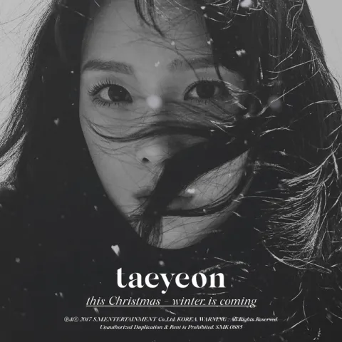 TAEYEON — This Christmas - Winter is Coming cover artwork