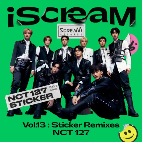 NCT 127 iScreaM Vol.13 : Sticker Remixes cover artwork
