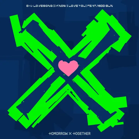 TOMORROW X TOGETHER & MOD SUN 0X1=LOVESONG (I Know I Love You) cover artwork