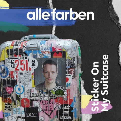 Alle Farben Sticker on my Suitcase cover artwork