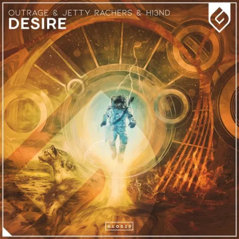 OUTRAGE, Jetty Rachers, & HI3ND — Desire cover artwork
