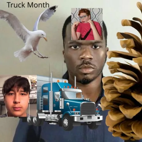 Lil Pinecone featuring Depp Gibbs, Young Seagull, & Payden McKnight — Truck Month cover artwork