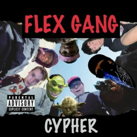 Flex Entertainment featuring Lil Kori Da Fine$$e Kidd, Lil Henjin, Payden McKnight, Lil Toy Yoda, Lil Hershey Squirt, Lil Mosquito Disease, Yung Lambo, & Hood Guy — Flex Gang Cypher cover artwork