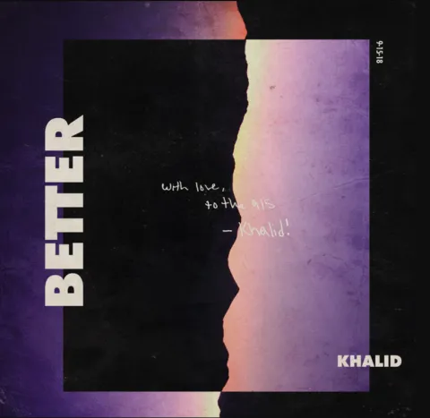 Khalid Better cover artwork