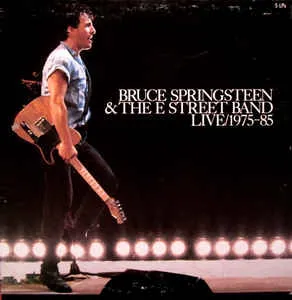 Bruce Springsteen Bruce Springsteen &amp; The E Street Band Live/1975–85 cover artwork