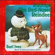 Burl Ives Rudolph The Red-Nosed Reindeer cover artwork