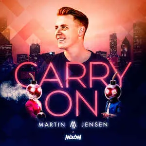 Martin Jensen featuring molow — Carry on cover artwork